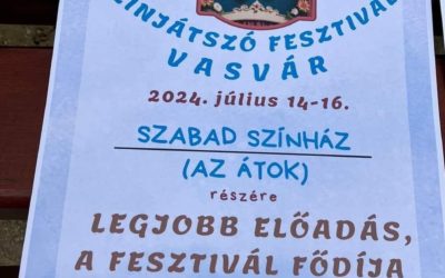 Szabad Színház – Színjátszó fesztivál 2024 Vasvár – 2024. június 14 – 16. – Díjaink
